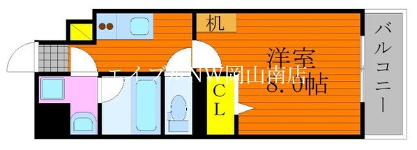 大元駅 徒歩6分 10階の物件間取画像